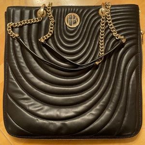 Henri Bendel Lambskin Leather Tote
